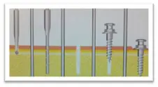 Micro-implantesautorroscantes (self-tapping)